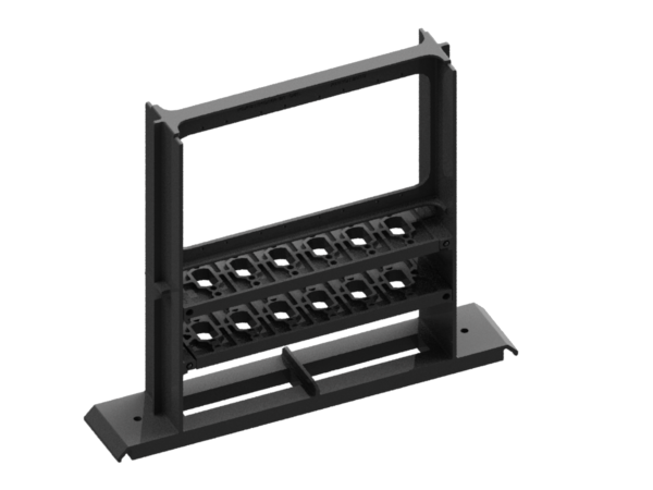 Frame for cable sorting box