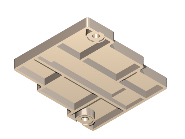 Piastra di chiusura FS80 1 posto