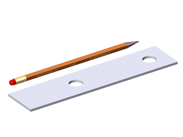 Long insulating plate